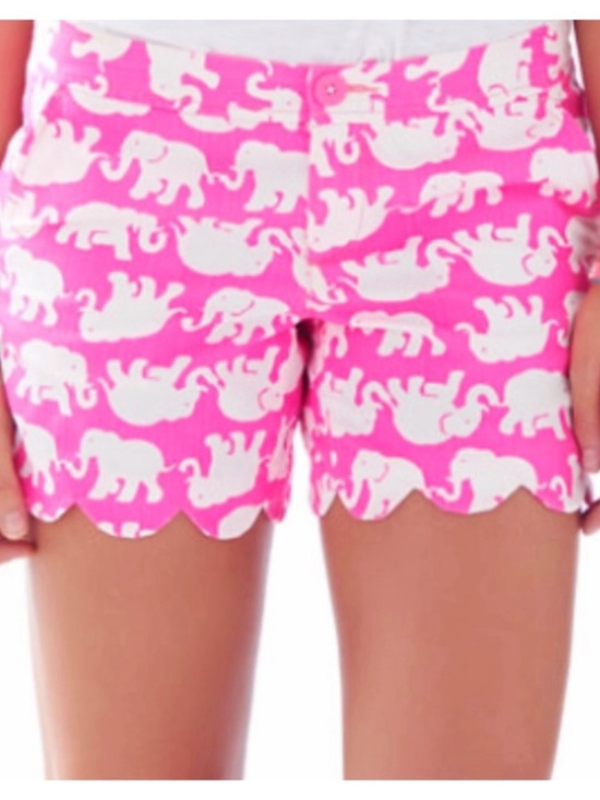 Lilly Pulitzer Pants - Lilly Pulitzer Pop Pink Tusk In Sun Buttercup Shorts Size 4